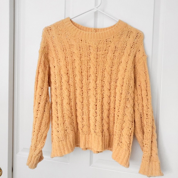 American Eagle Impossibly Soft Cable Knit Sweater - Picture 2 of 4